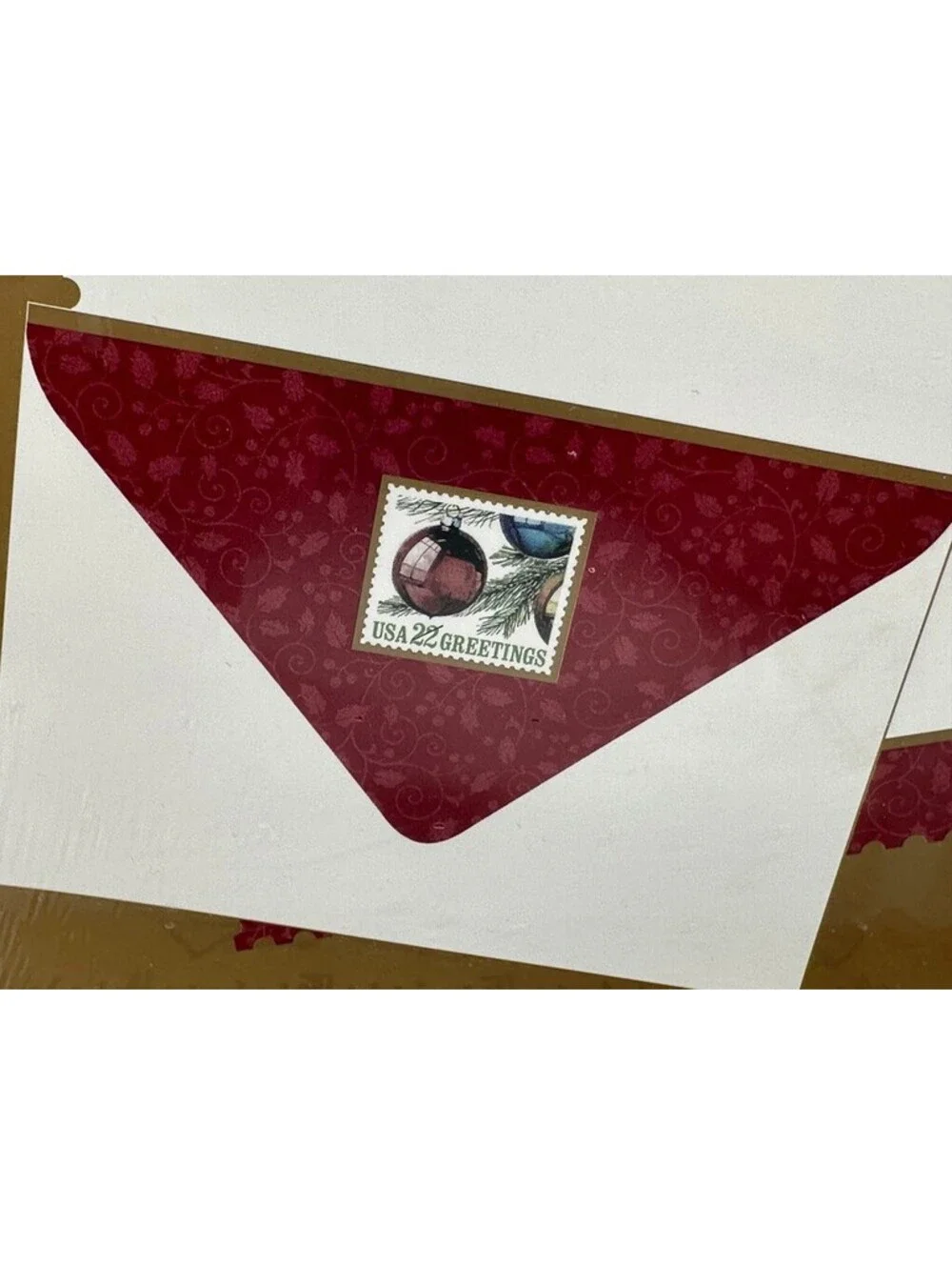 USPS Stationery Folio 20 Sheets 10 Decorative Envelopes Christmas Holiday